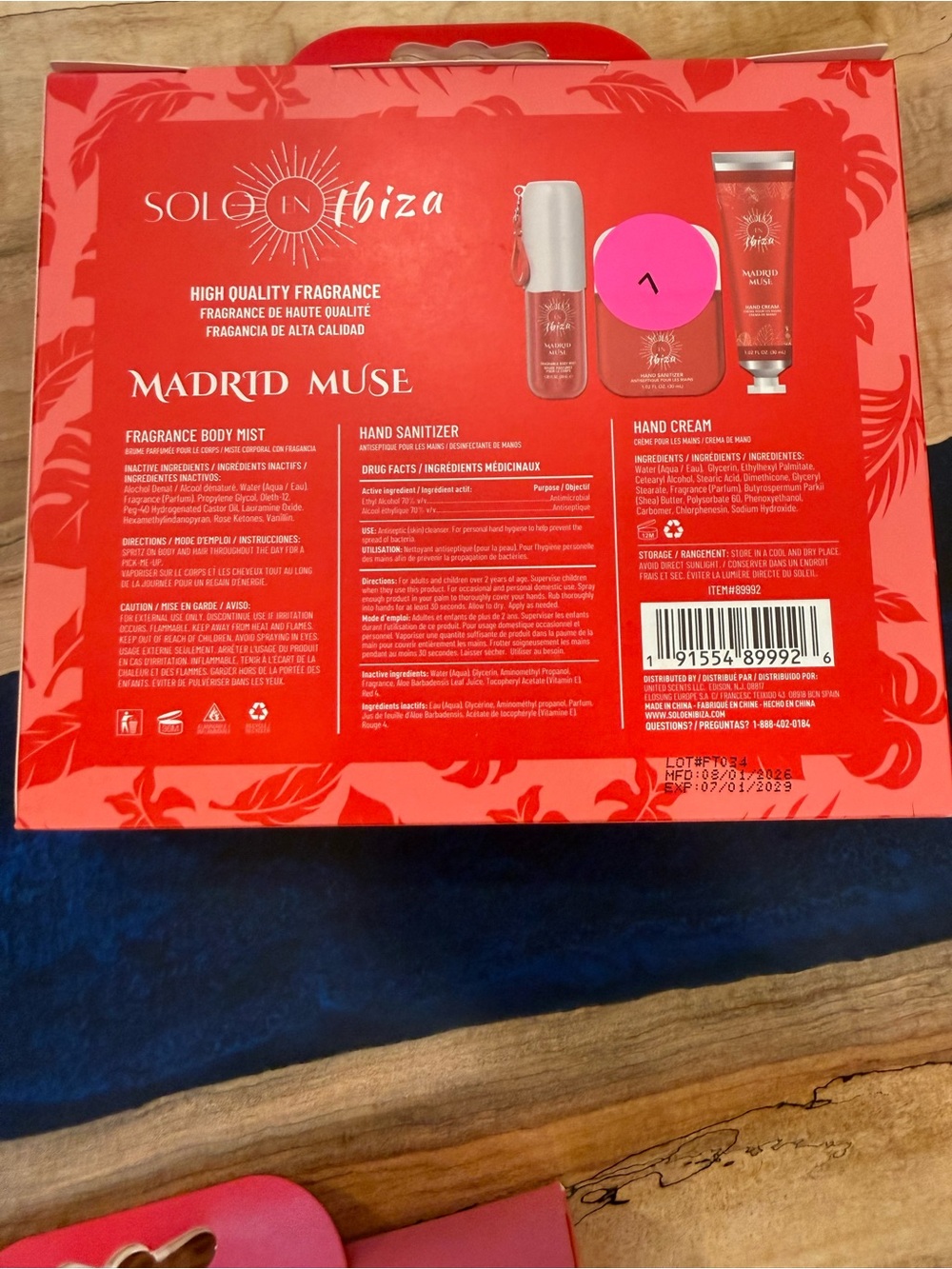 solo Madrid Muse Fragrance Set-1 box set - Picture 7 of 7